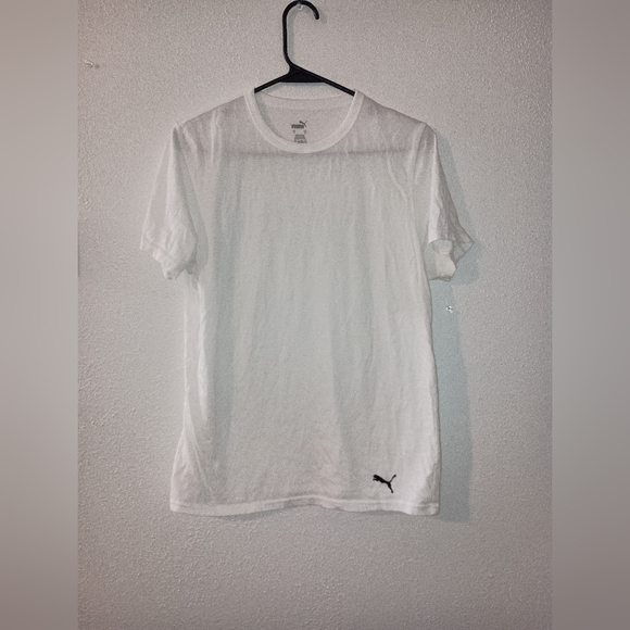 Puma Men's White T-Shirt - Picture 1 of 5